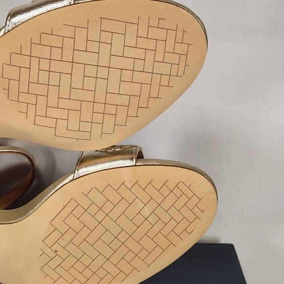 Cole Haan Josie Chain Sandal - Soft Gold Leather - Picture 8 of 10